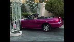 scened blonde EXPERIENCED ONE gets ass fucked in the car with a condom