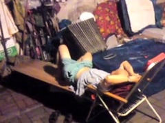 Str8 spy and touching a homeless