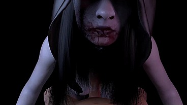 Bela Dimitrescu gives a Blowjob in POV - Resident Evil Village 3D Porn Parody