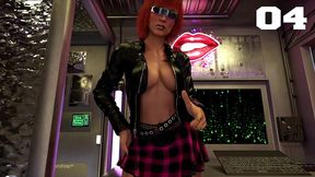 Hot Busty Asian Hacker Craves Huge Cock & Explosive Blowjob in 3D Hentai Game