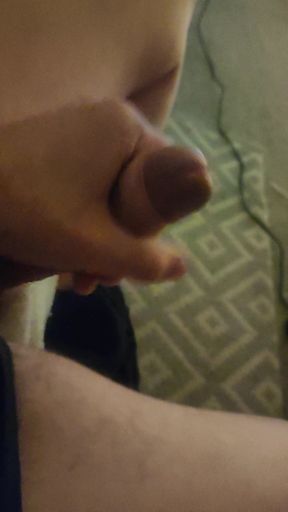 Playful flaccid cock