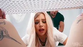 Angellica Good Gives Kenzo Alvarez A Titjob And A Fuck During His Wifes Delivery