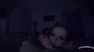 Succubus Sucks Your Soul Out of Cock Strapped to the Bed w/ cumshot, Horror Theme BraisleeAdams