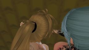 Backrooms monster threesome face riding creampie at 3AM