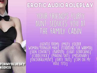 [Audio Roleplay] Your Ally&#039;s Flirty Aunt Keeps U Warm