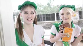 Melody and Alice are the sizzling new scout babe duo in