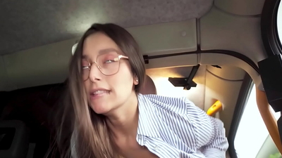 Most Beautiful Italian Chick Simps Over The Fake Cabbie Man
