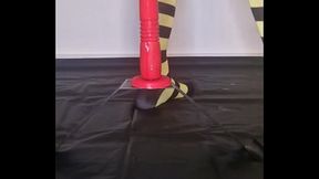 I love the new gravity remote control thrusting dildo