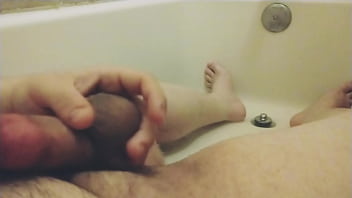 Solo shower masturbation