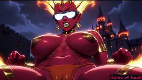 Gol Hot Bikini Demon Girl Dark Castle Nude