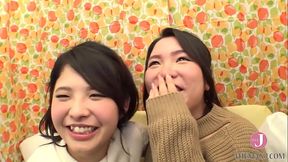 Female director Haruna'_s amateur lesbian pickup 121 I'_m super embarrassed... but I teased and licked my best friend'_s raw pussy for the first time and climaxed all over the place! - Intro
