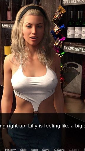 Erotica 4 - Riley, Ren and Lilly Dance at the Bar Then Plan a Night Together