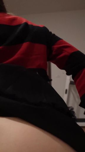 Stunning moment from &quot;Half-sister tells scary stories. If you jerk off, Freddy Krueger will come.&quot;