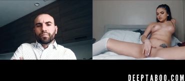 Athena Faris teases with big tits during solo webcam play