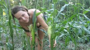 Playing with my vegetables...Gardening is fun