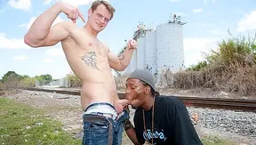 Trent Rocks Him Hard Trackside — Raw Power Deep Thrusting ThugHunter