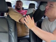 Devon Big Feet Fit Perfectly In Chub Matts Mouth