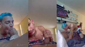 mamando o hetero ate gozar