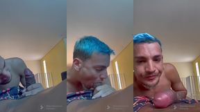 mamando o hetero ate gozar