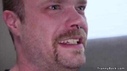 Sexy shemale roommate fucks dude