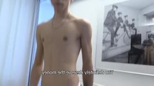 A Czech student with a rock solid boner