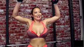 Nyssa Nevers & Maxine X In Fitness Lesbian Action! Pussy Playing Time!