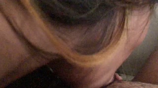 Passionate blowjob, cumshot and swallow. "Thinking of you"