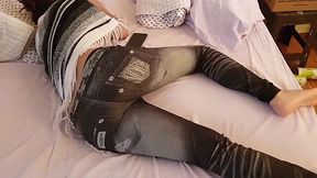 Caught my cousin after the party and fucked her in public!