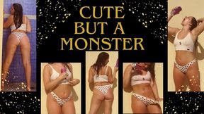 Dressed cute but drinking and pouring monster all over myself