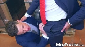 Dominant hunk Diego Summers bareback submissive Ruslan Angelo