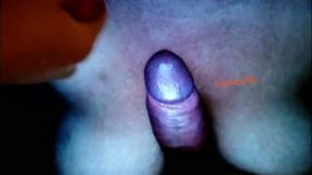 Chubby perverted lady was taped on cam while teasing big hard cock