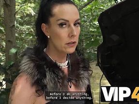 VIP4K. Hot mature brunette Texas Patti knows how to turn on men in public