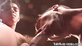 ”Sensual  gay passionately sucking huge cock & cums”