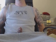 Tied up and desperate to pee