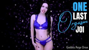 One Last Orgasm JOI