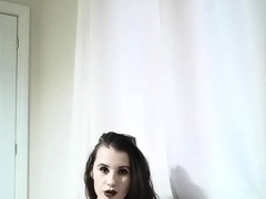 Busty Amateur Babe Masturbates her Pussy