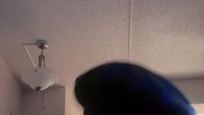 Amateur couple's POV blowjob ends with a faceful of cum