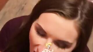 Sex into the Hotel with Bombshell cunt with mouth