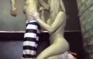 Passionate sex with a tranny in a prison