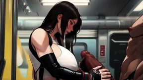 Tifa Loves Taking the Midgar Train