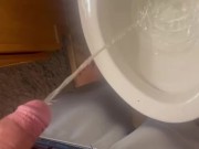 Pissing so hard
