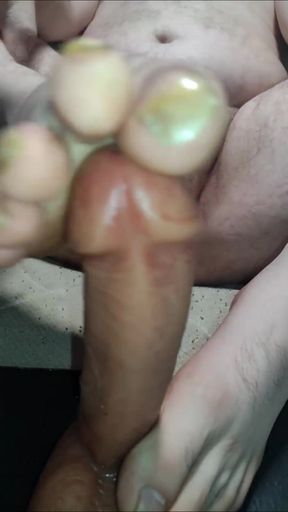 Foot Stroking Stimulating Showcase