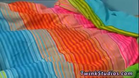 Boy kissing another first time gay Kyler Moss and Nick Duvall get