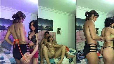 Teen lingerie fingering until perfect orgasm compilation