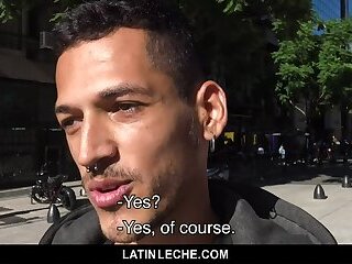 LatinLeche - Handsome Punk Sucks An Uncut Cock For Money