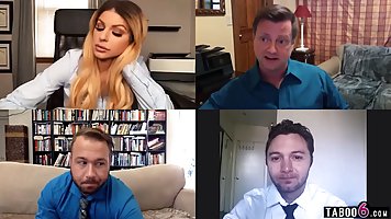 Brooklyn Chase is slowly getting naked on live cam, for various guys who are tipping her good