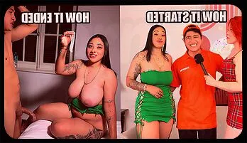 Big Natural Tits Latina Fan 5 & 7 Milky Peru Get Cast as Porn Stars at Popeyes