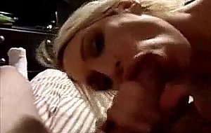 Amateur busty tranny cocksucker