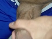 Desperate pissing in underwear I get everything wet, close-up, moans of pleasure