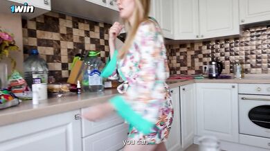 Fucked My Best Friend's Sexy Stepmom In The Kitchen.